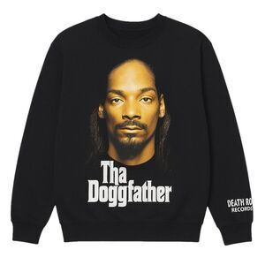 Death Row Records Mens The Doggfather Sweatshirt Medium Black - NWT $78